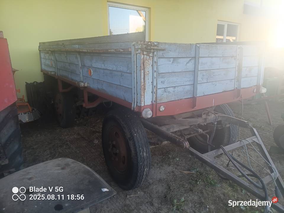 Przyczepa rolnicza D44B Rolnictwo Dziemiany