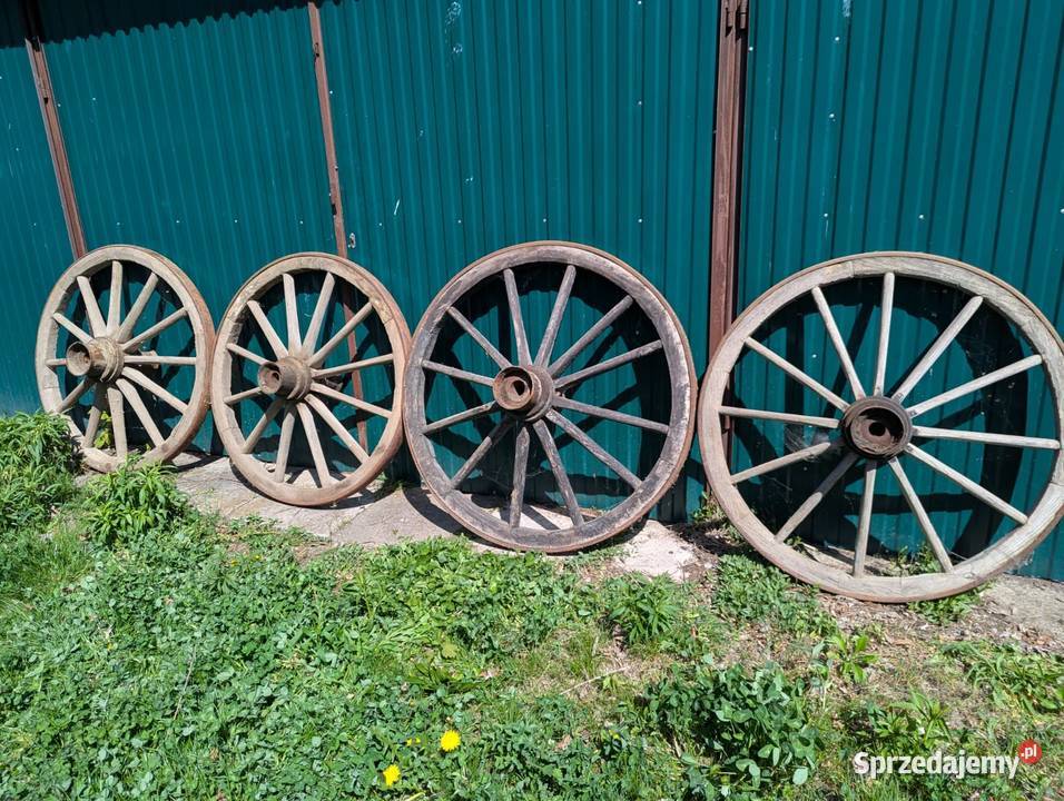 Koła drewniane szprychowe ozdobne wóz konny Pozostałe Ogród Krzeszowice
