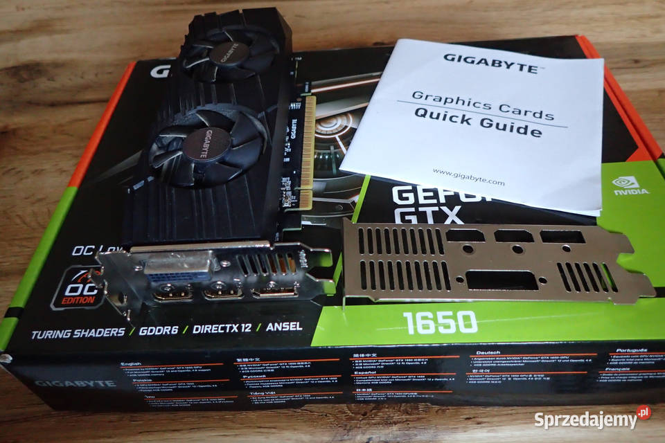 Gigabyte GeForce GTX 1650 D6 OC low profile 4G 4GB Elektronika Poznań