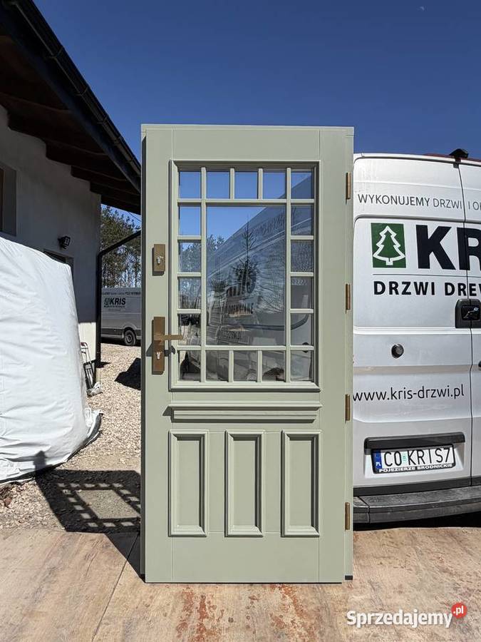 Drzwi zewnętrzne drewniane ręki 300 OFERT dolnośląskie Wrocław