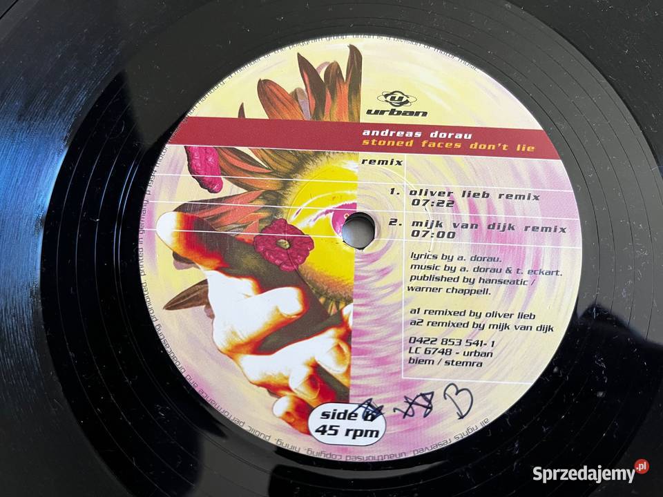 Andreas Dorau Stoned Faces Dont Lie Remixes Hard płyta winylowa Błażejowice
