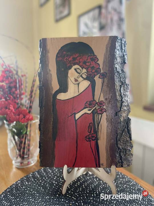 Obraz malowany ręcznieAnioł Strzyżów