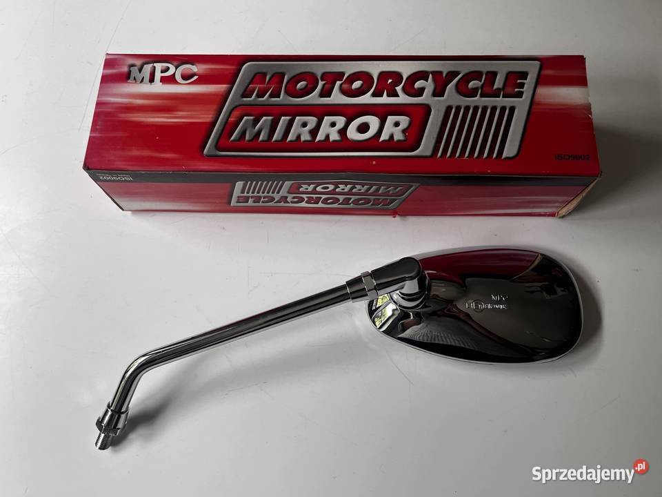 Motocyklowe lusterko uniwersalne długie chrom Łobżenica sprzedam