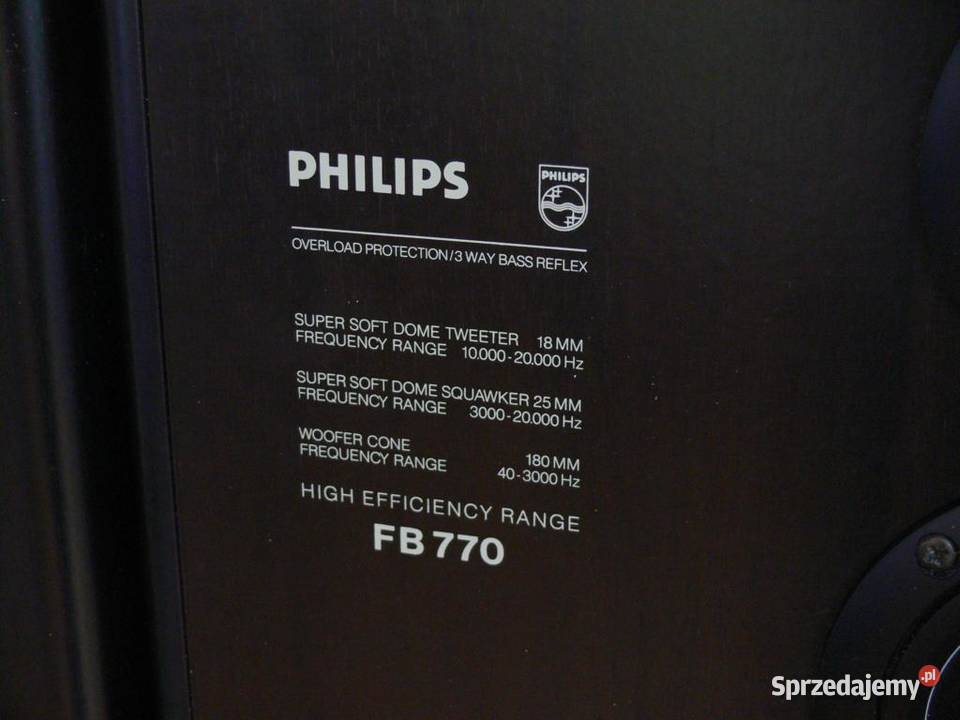Sprawne kolumny Philips FB770 2 x 120 wat Słuchawki i głośniki podkarpackie Jasło