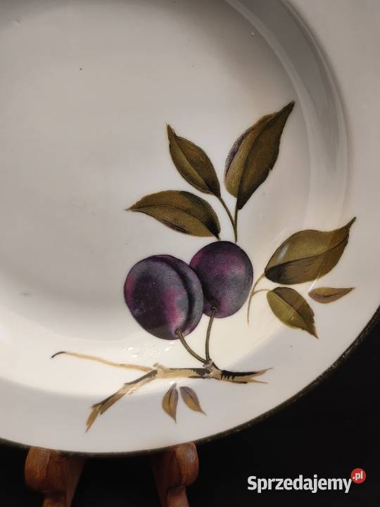 Talerz głęboki angielski Royal Worcester Evesham Chełm
