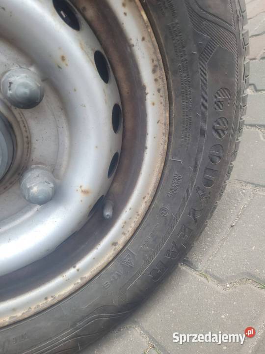 Komplet kól wielosezonowych transit mk8 goodyear Samochodowe Łódź
