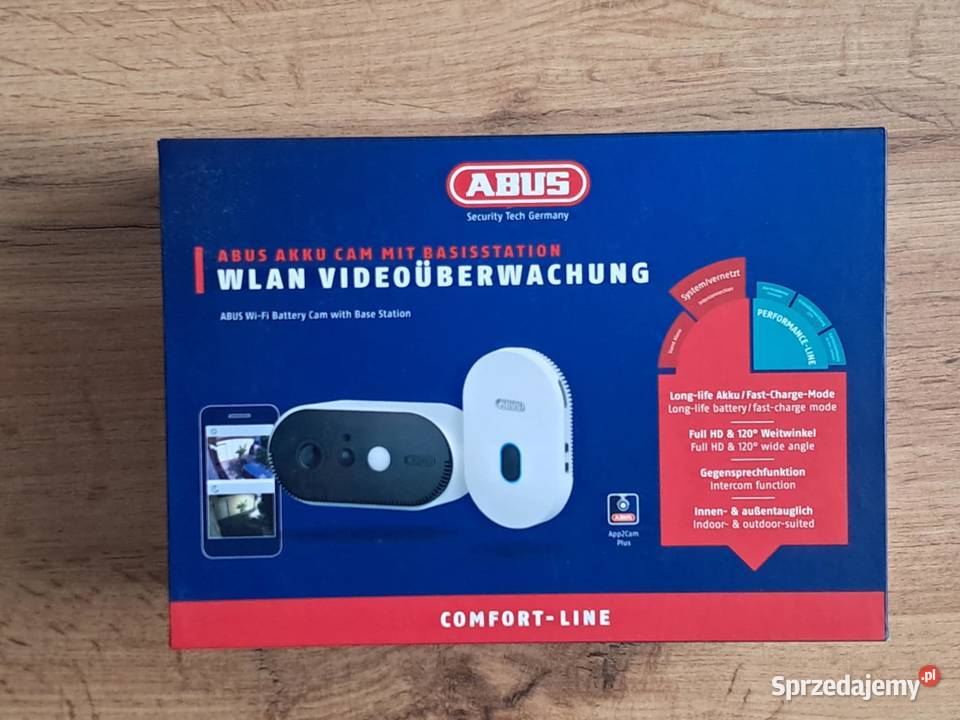 ABUS Kamera akumulatorowa ze stacją bazową WLAN dolnośląskie Jedlina-Zdrój
