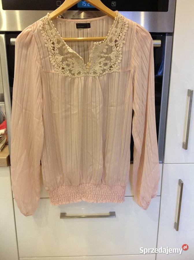 Bluzka Damska VERO MODA S SM pudrowy róż Nowa Sól