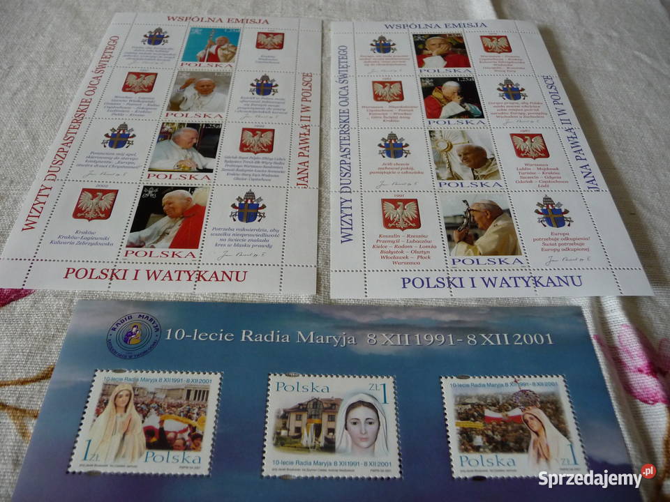 Zestaw bloczków i arkusików 1 Filatelistyka sprzedam