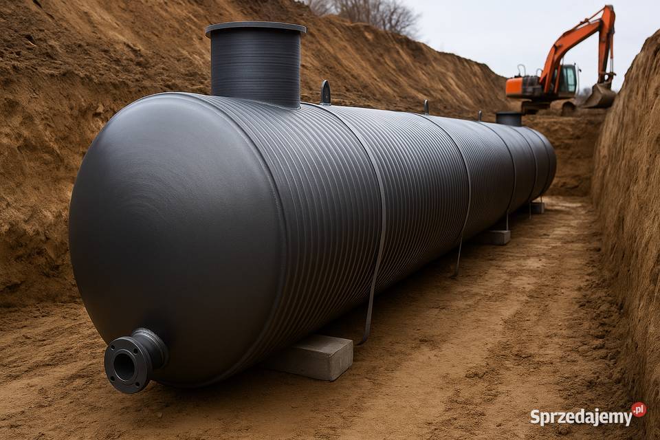 Zbiornik stalowy spiralnie karbowane 10 000 l Oświęcim