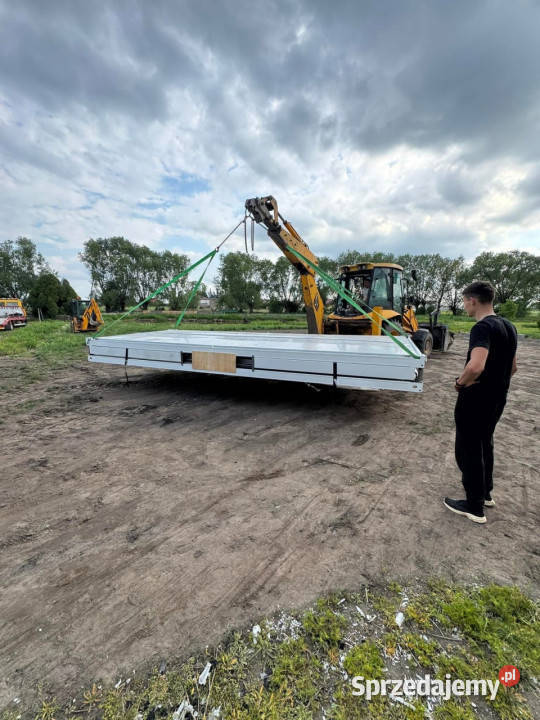 Kontener mieszkalny składany NOWY 6 m x 25 m x 3 Kampery