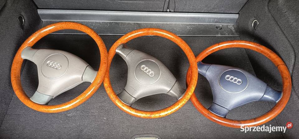 Kierownica drewno Vavona Airbag skóra Audi A3 8L Lubaczów