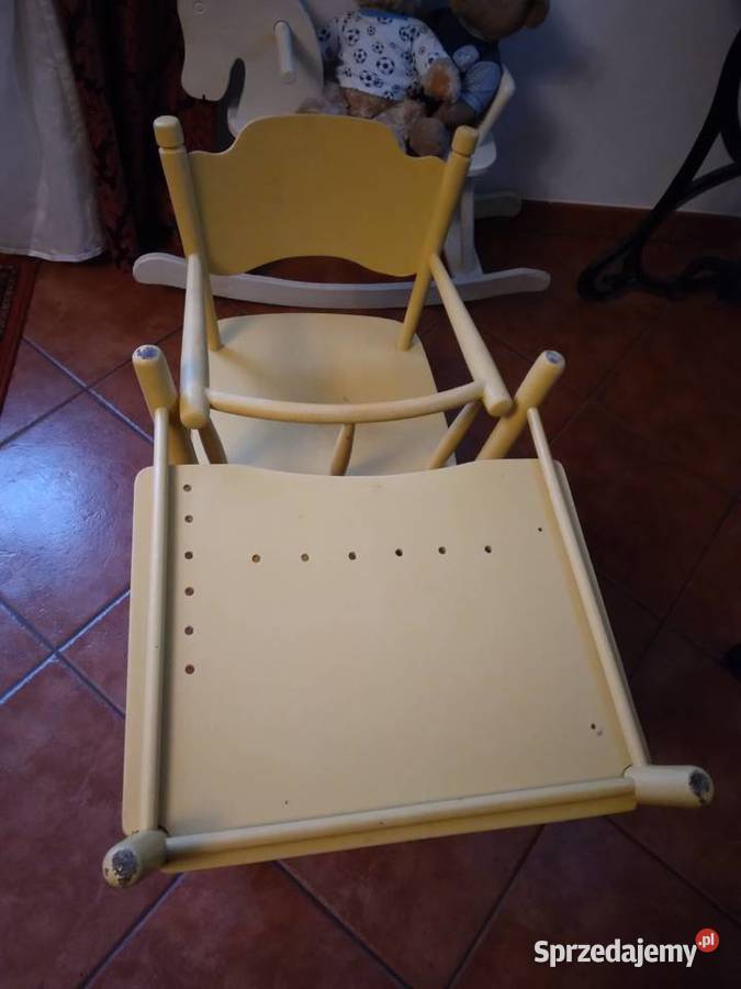 Krzesełko do karmienia składane stolik vintage Banino