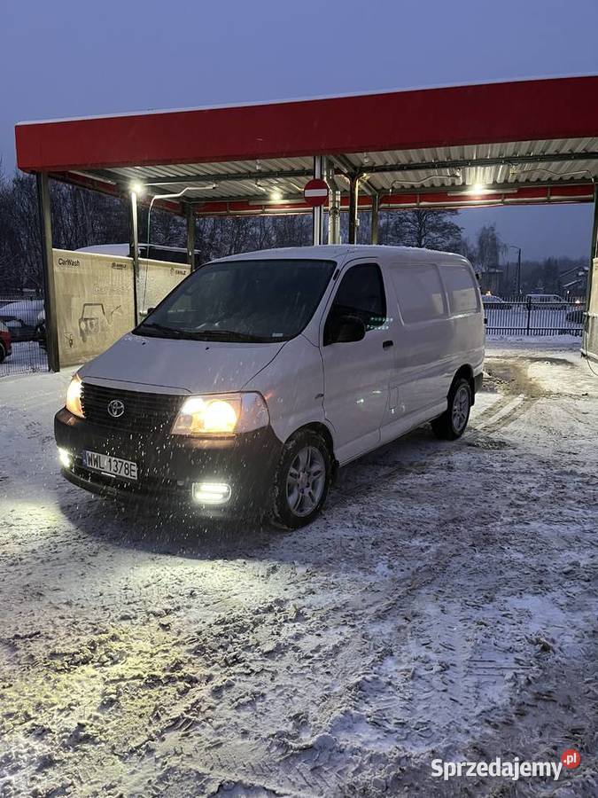Toyota Hiace faktura VAT 23 manualna mazowieckie Warszawa