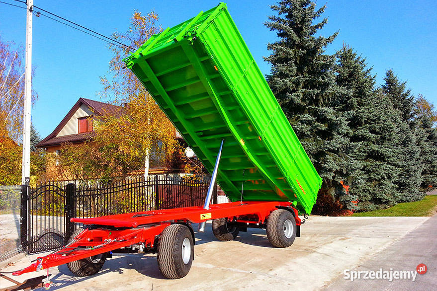 Przyczepa rolnicza dwuosiowa wywrotka Wodziński Rogóźno