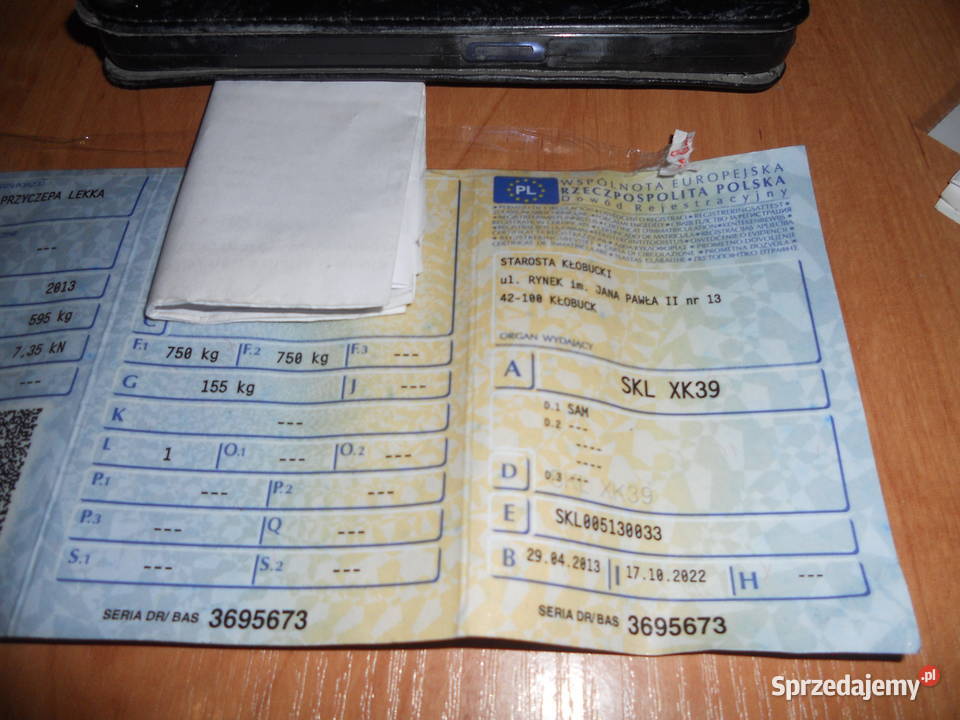 Przyczepa lekka SAM DMC 750 Do samochodów osobowych