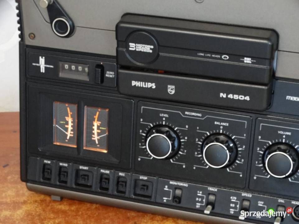 Magnetofon szpulowy Philips N4504 WYSYŁKA Jasło