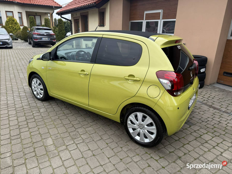 Peugeot 108 10 72 Klimatyzacja CarPlay Otwierany światła przeciwmgielne śląskie sprzedam