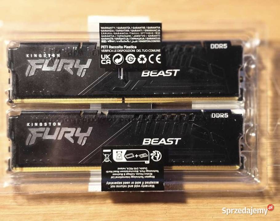 Pamięć RAM DDR5 6400 MHz CL32 Kingston FURY wielkopolskie