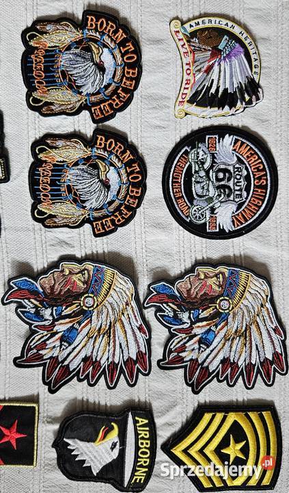 Naszywki motocyklowe motor indian wojskowe Warszawa