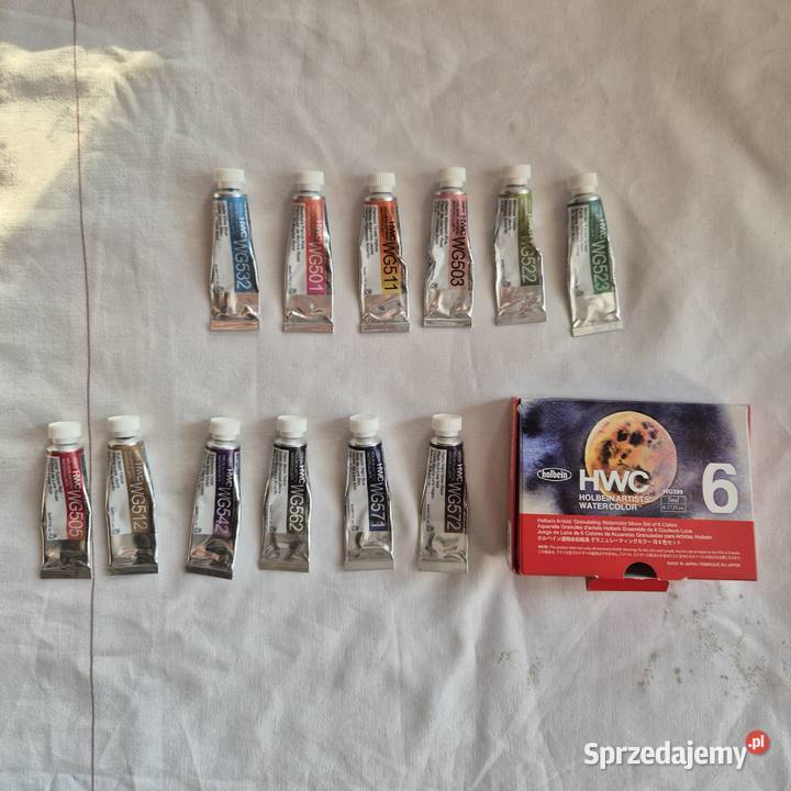 HOLBEIN 12 farb granulujących w tubach Brzesko