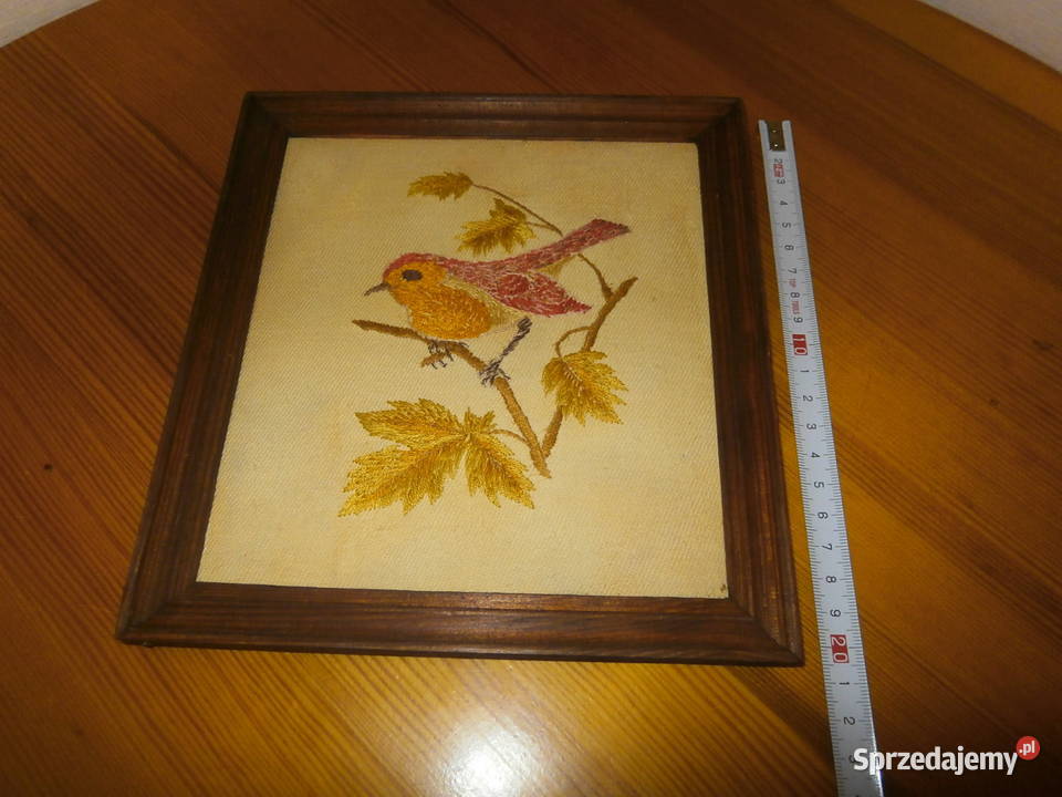Obraz haftowany w ramce 19x20 miniatura łódzkie Łódź