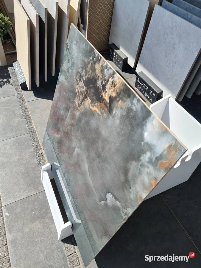 PŁYTKA gres AQUAMARINE BLACK POLER 798X798 GAT 2 Opoczno