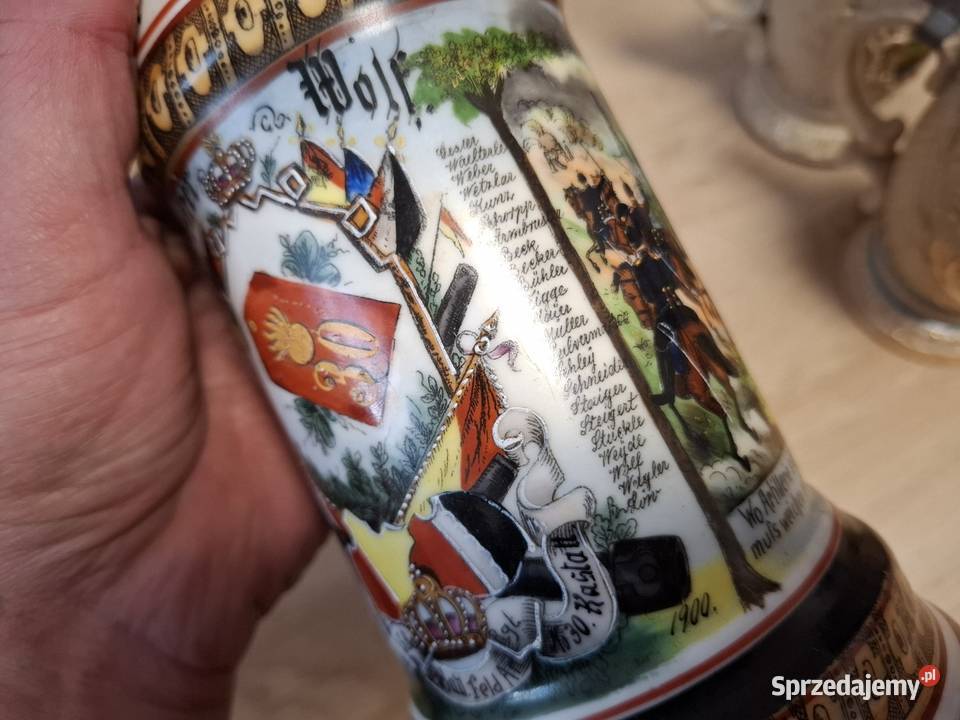 Kufel rezerwisty oryginał Antyki Świdnica