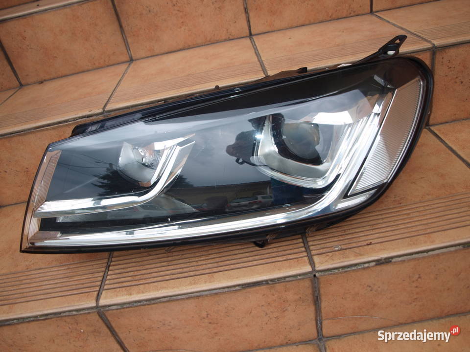 VW Touareg lampa lewa przód xenon Led 2014 2018r lewe Lampy przednie wielkopolskie Kalisz