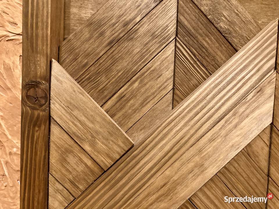 Drewniany obraz z podświetleniem led góry Lublin sprzedam