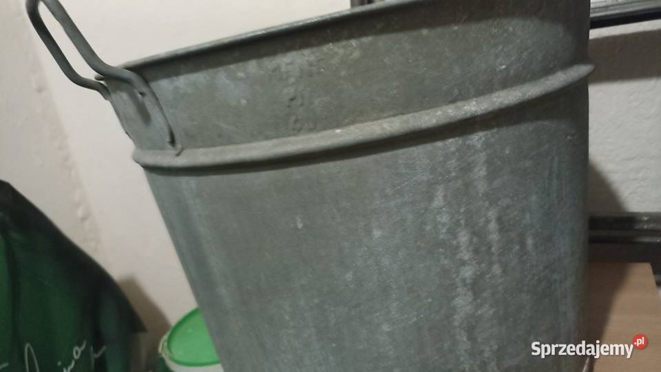 Sprzedam duzy garnek ocynkowany PRLlata70te