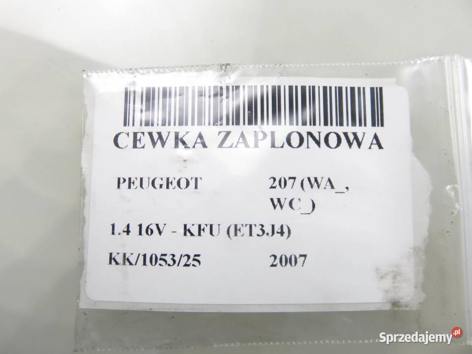 CEWKA PEUGEOT 207 14 16V KFU ET3J4 U6021 osobowe