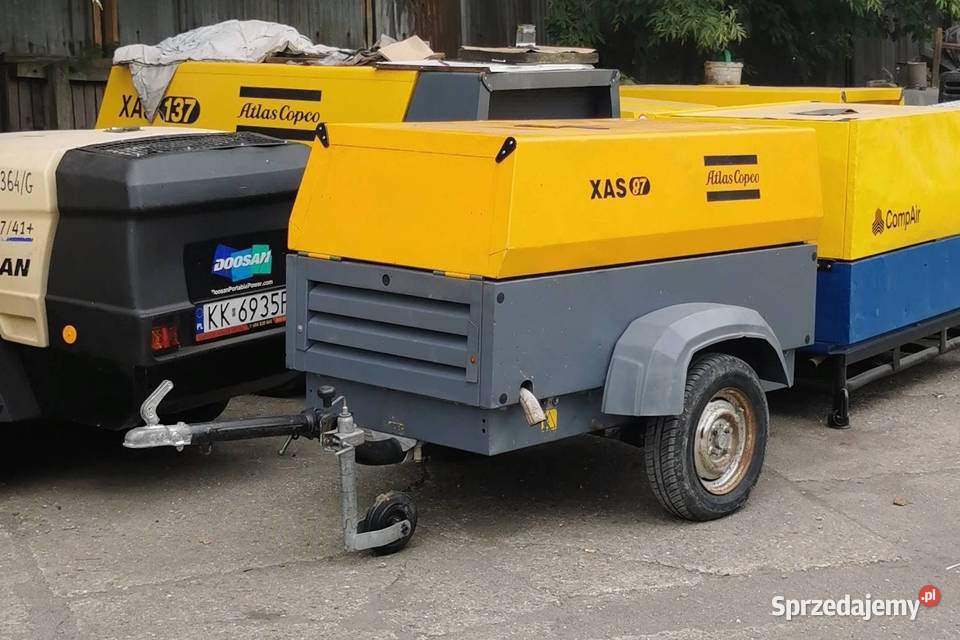 Kompresor Spalinowy śrubowy Atlas Copco XAS 87 małopolskie Kraków sprzedam