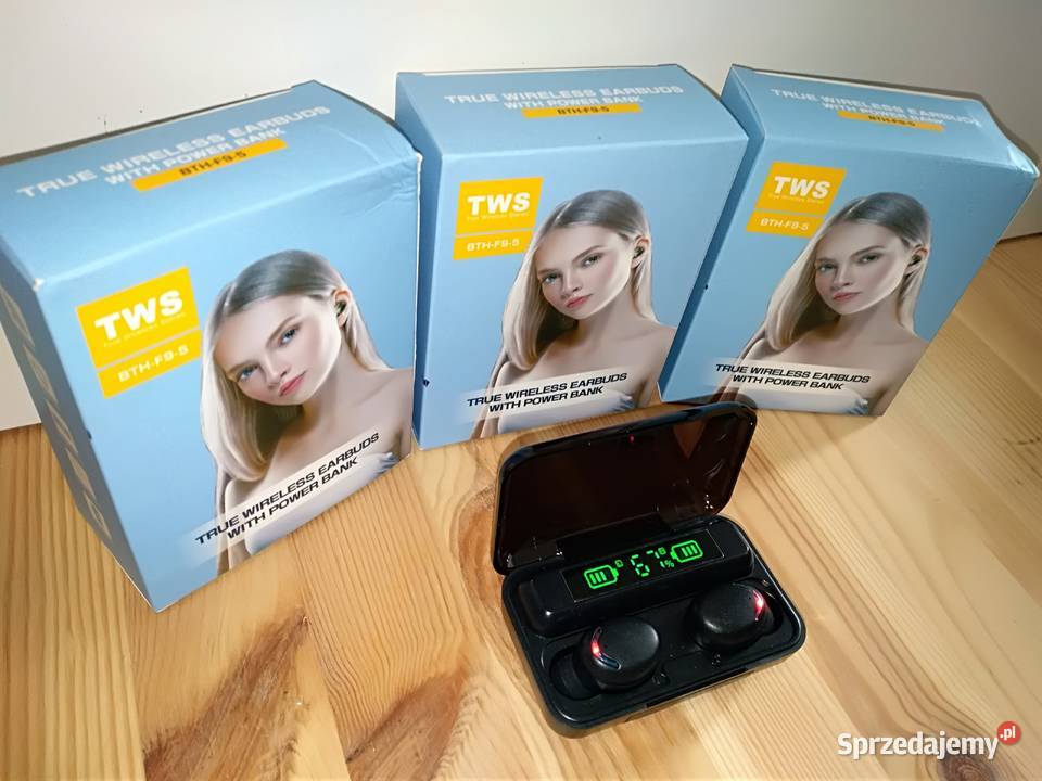 Słuchawki TWS F9PRO bezprzewodowe z Powerbank Ożarów Mazowiecki sprzedam