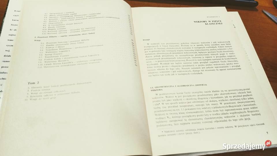 Matematyka w Fizyce Klasycznej i Kwantowej Tom 1 pomorskie Gdańsk