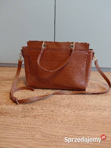 Brązowa torebka damska elegancka pojemna Warszawa
