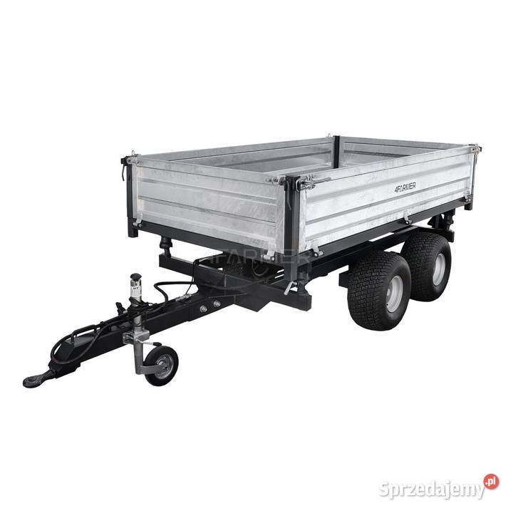 Przyczepa rolnicza dwuosiowa 25T z kiprem Tajęcina