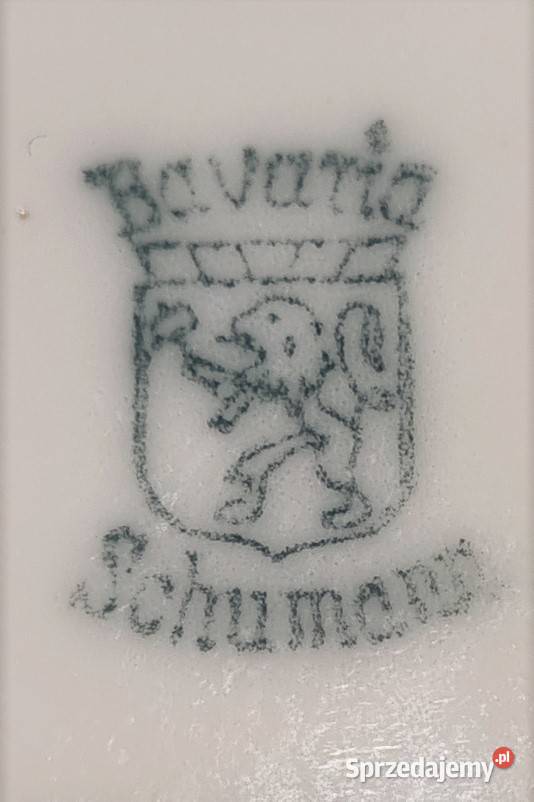 Minitalerzetalerzyki sygnatura Schumann Bavaria Porcelana i szkło mazowieckie Warszawa