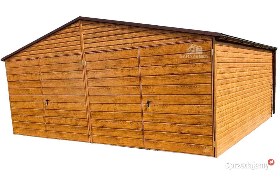 GARAŻ BLASZANY 6M X 5M DWUSPAD BRAMA małopolskie Łapanów