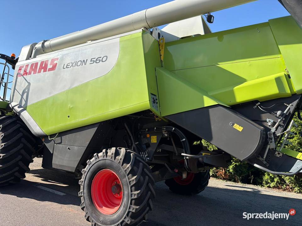 Kombajn zbożowy Claas Lexion 560 heder V750 prod