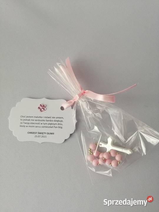 Podziękowanie Chrzest Różaniec Róż A2 Poznań