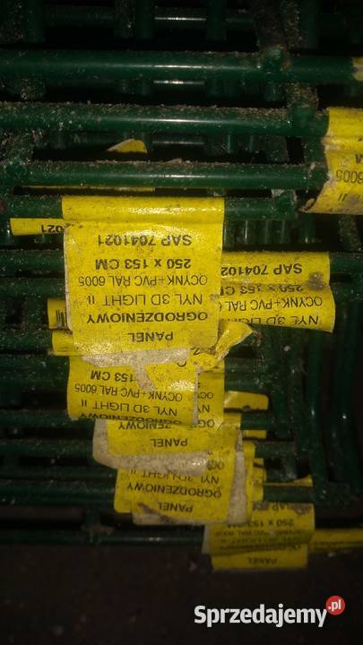 Słupek ogrodzeniowy 40x60x15x2000 zielony śląskie