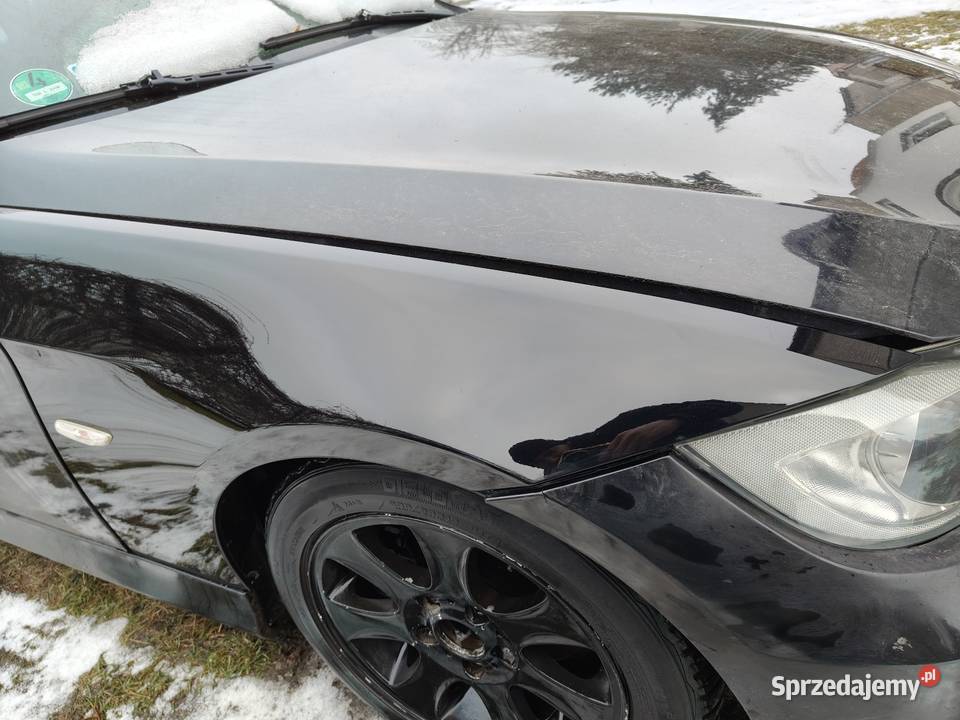 Bmw e90 błotnik prawy oryginał czarny schwarz2 osobowe łódzkie Aleksandrów Łódzki sprzedam