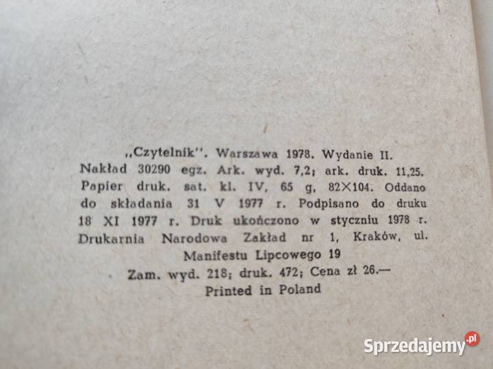 Schach z Wuthenow Theodor Fontane 1978 świętokrzyskie