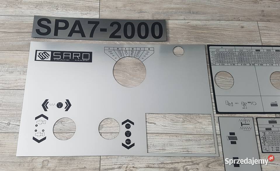 Tokarka SPA72000 Tabliczka Tabliczki Tabela łódzkie Zelów