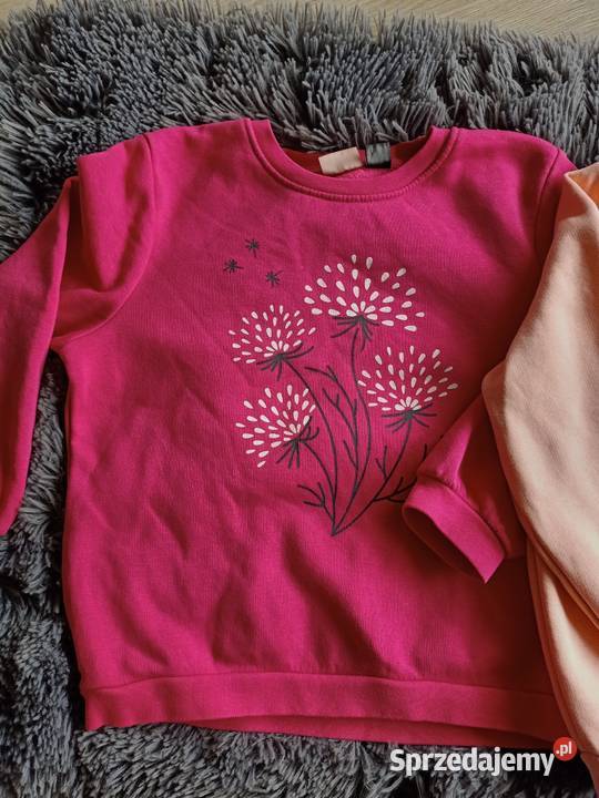 Bluza 110116 różowamorelowa komplet Bluzy Płock