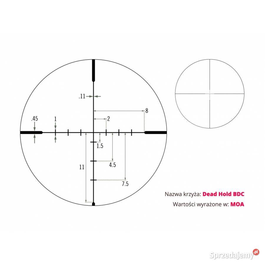 Luneta celownicza Vortex Crossfire II 416x50 30 Przyłęki