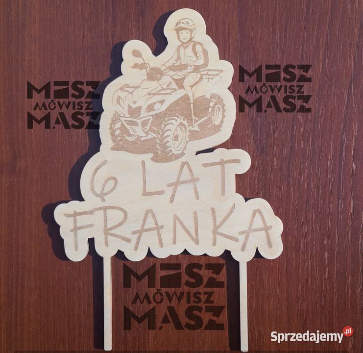 Topper na tort urodziny quad chłopca lat buggy Racot