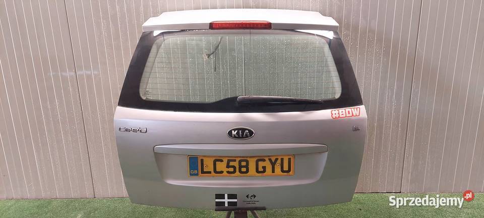 TYLNA KLAPA KIA CEED KOMBI 0612 BEZ RDZY LAK 9S