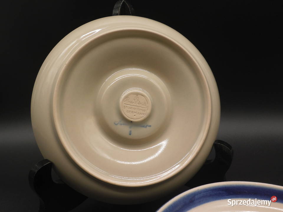 Talerzykipodstawki kamionkowe Nastro Rosenthal 4 wielkopolskie Raszków